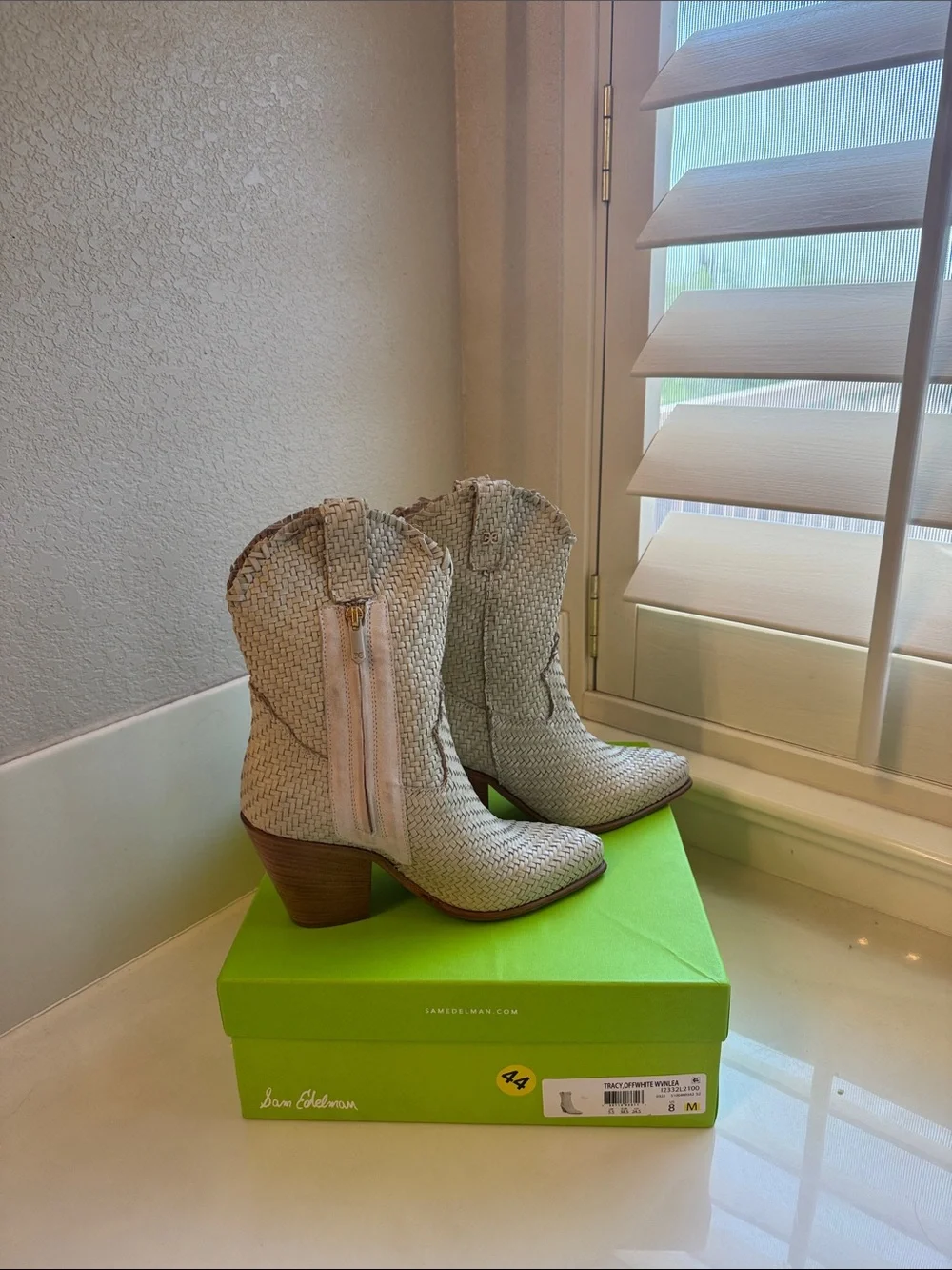 Sam Edelman woven cream